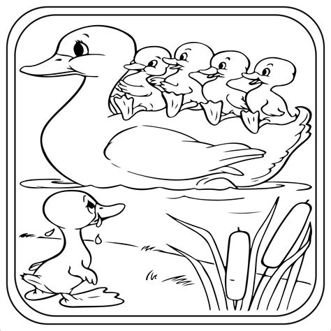 Duck Coloring Pages