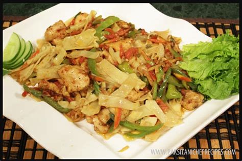 Lasagna Strips With Spicy Chicken Recipe By Chef Zakir  