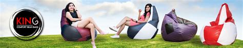 Amazon.in: King Comfort Bean Bags: Double Color Tear Drop Bean Bag