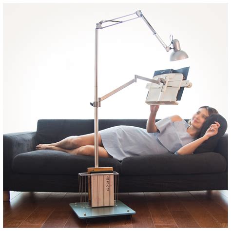 Amazon.com: Book Holder Floor Stand with Wheels & Lights, Reading in ...