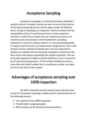 Uses of statistical quality control - Uses of SQC Sqc is a statical ...