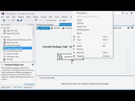 Image result for Execute Package Task in SSIS