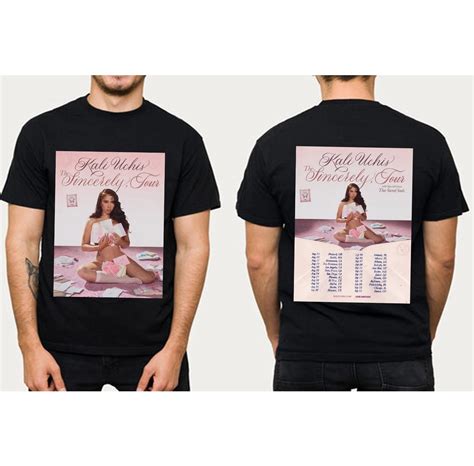 Kali Uchis Announces The Sincerely Tour 2025 T-Shirt, Kali Uchis Fan ...