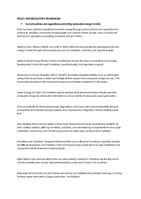 ENV PPT Topics 1&2 - Notes - POLICY AND REGULATORY FRAMEWORK Current ...