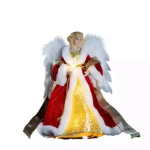 Animated Angel Tree Topper with Moving Wings - Angel Tree Topper Shop