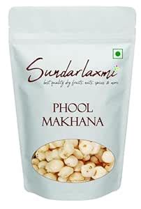SundarLaxmi Lotus Puffs/Foxnuts/Phool Makhana 400g | Healthy Snacking ...