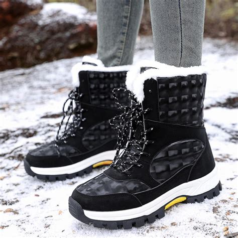 Miluxas 2025 Clearance! Women's Winter Boots Clearance Mid Calf Warm ...