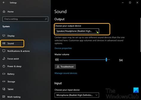 Image result for Sound Output Settings