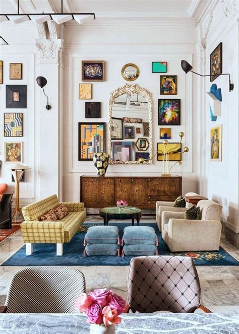eclectic living room design