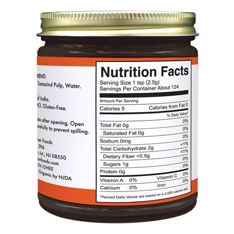 Pure Organic Tamarind Paste Concentrate - Sweet and Sour Sauce for ...