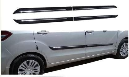 CARSHADE chrome line strip Side Beading Side moulding for OLD ertiga ...