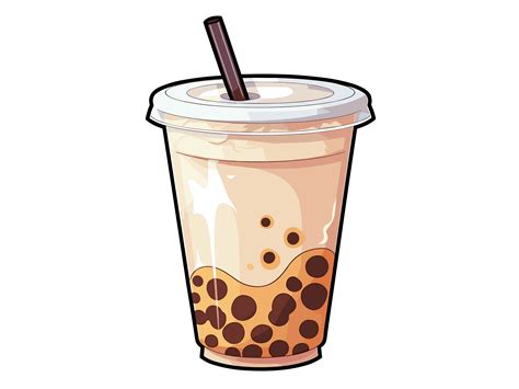 Cute Boba Tea Vector Illustration. Graphic by Trendy Creative ...