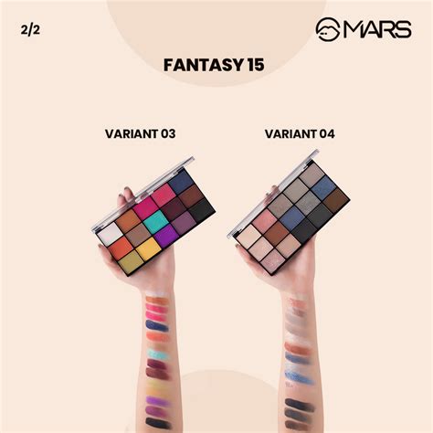 15 Color Eyeshadow Palette | Fantasy 15 | MARS Cosmetics | ₹349/- only