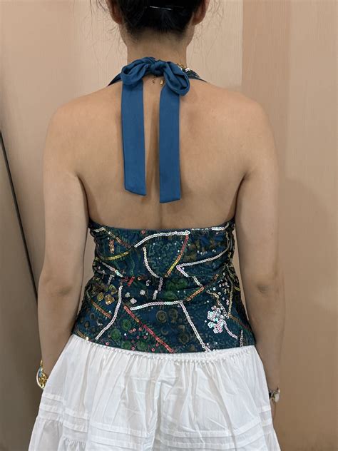 Ibiza Sequin Halter Neck Tops – Admire me