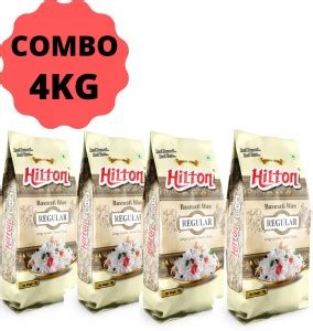 HILTON Regular Combo 4kg Basmati Rice (Long Grain, Steam) Price in ...
