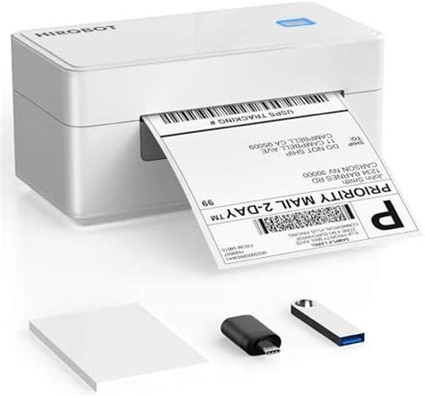 HIROBOT 2024 Newest Thermal Label Printer | 203 DPI Barcode | 4×6 ...