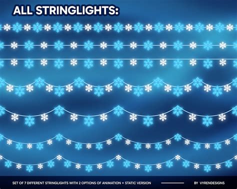 Image result for Snowflake Lights String Animated