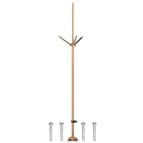 Snapklik.com : Copper Lightning Rod Kit