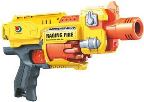 INFINITE POCKET NERF STYLE GUN BLAZE STORM SOFT BULLET BLASTER BATTERY ...