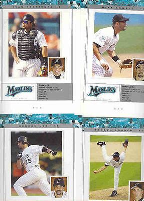 2003 MARLINS TEAM ISSUE SET WORLD SERIES CHAMPIONSHIP TEAM JOSH BECKETT ...