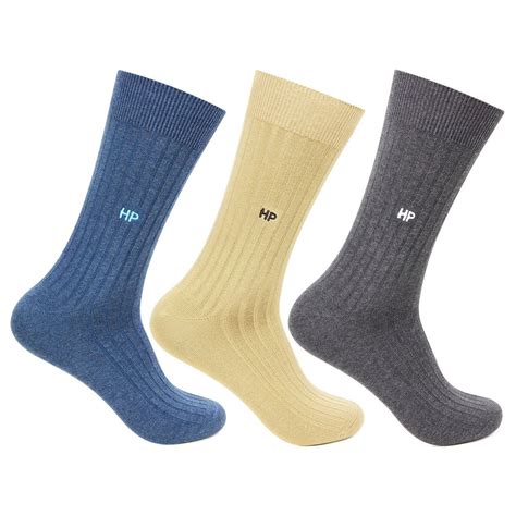 Hush Puppies Men's Cotton Crew Rib Socks - Pack of 3 – BONJOUR