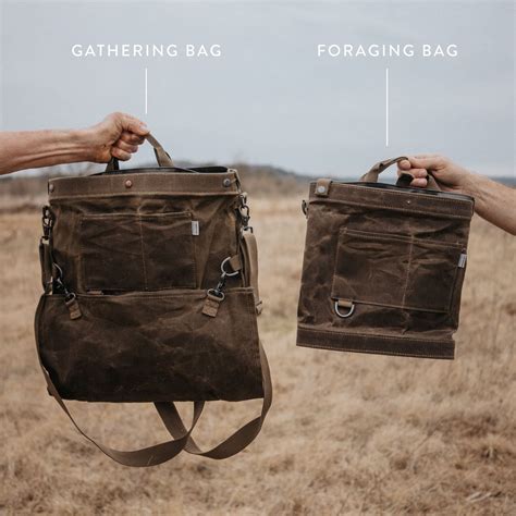 Foraging Bag | Bags, Waxed canvas bag, Canvas bag