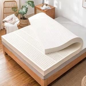AVI Natural 7 Zones Latex Mattress Topper 2 inch Double Latex Foam ...