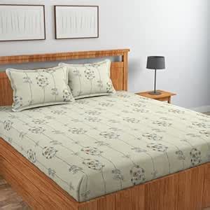 Buy NHD HOME Premium Cotton Elastic Fitted Bedsheets with 2 King Size ...