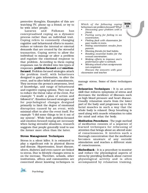 Image result for Chapter 3 Psychology Class 12