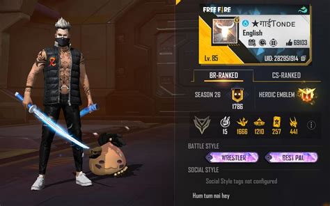 What is Tonde Gamer's Free Fire MAX ID? Stats, real name, discord link ...