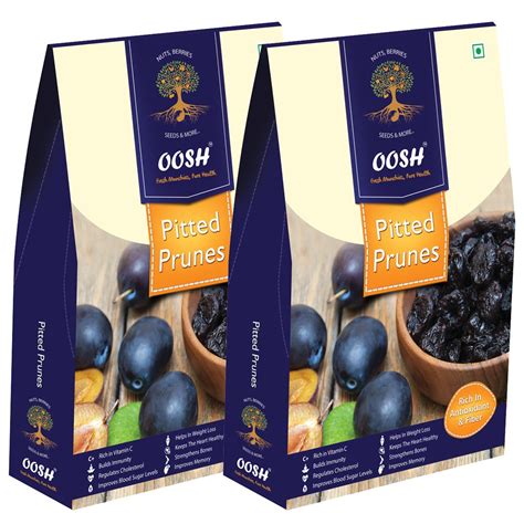 OOSH Pitted California Prunes, 2 x 500 g : Amazon.in: Grocery & Gourmet ...