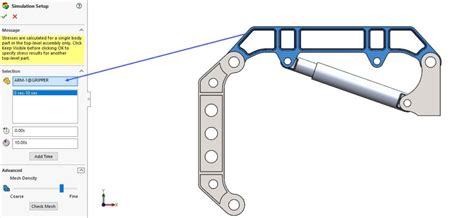 SolidWorks Stress Analysis Tutorial 的图像结果