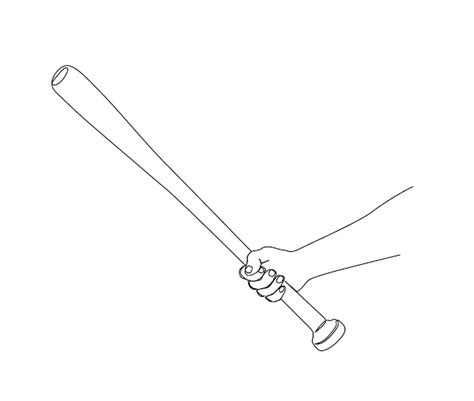 Baseball Bat Line Drawing 的图像结果