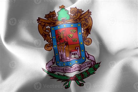 3d ilustración bandera de michoacán es una región de méxico 8027379 ...