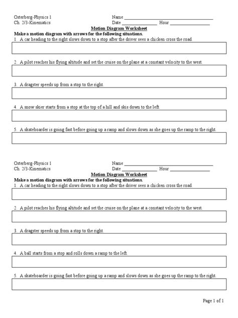 Motion Worksheet 的图像结果