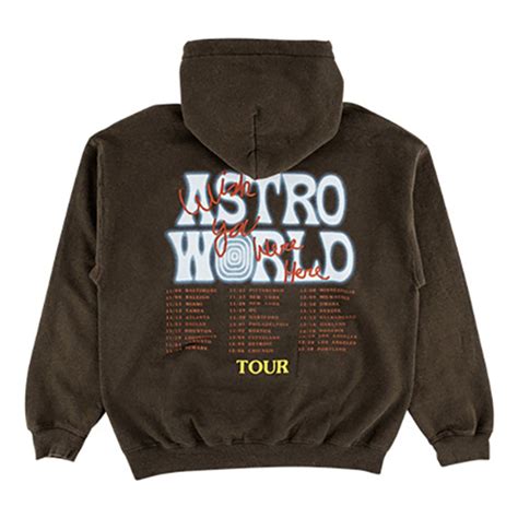 Travis Scott Cactus Jack Astro World Series Logo Printing Unisex Brown ...