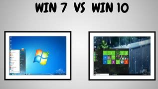 Image result for Win 7 Vs Win 10