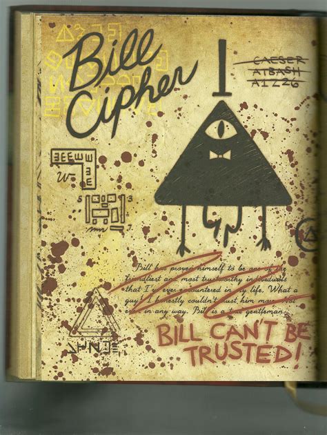 Gravity Falls Book Page