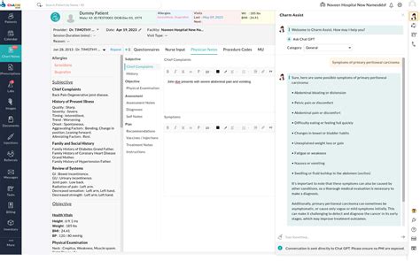 CharmHealth EHR - Charm Assist GPT Integration