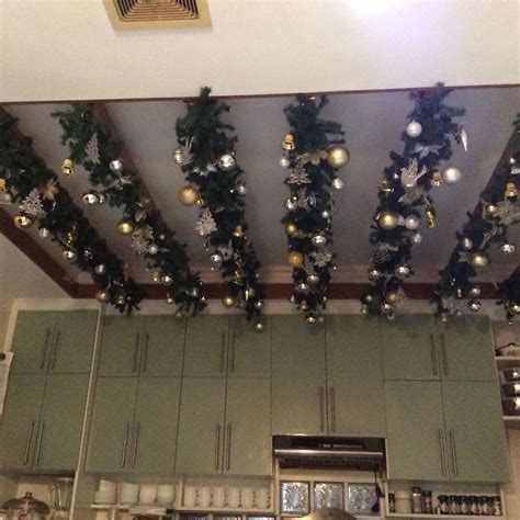 Kitchen Ceiling Christmas Decor