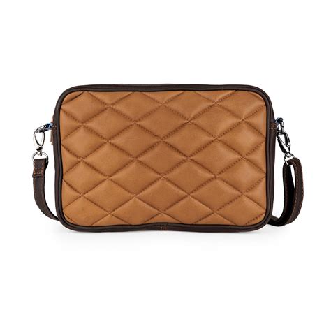 Buy Leather Minimilastic Dark Brown Sling Bag Online for Women