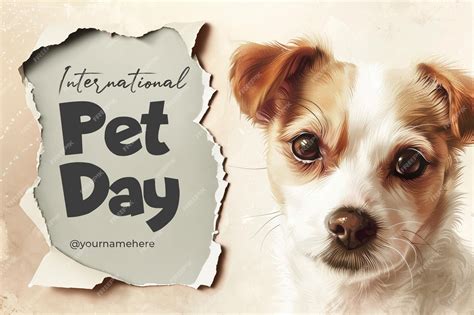 Premium PSD | International pet day banner template dog and cat ...