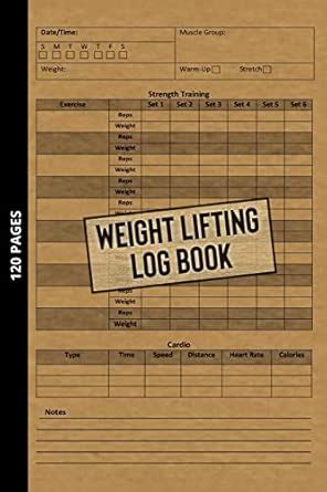 Buy Weight Lifting Log Book Book Online at Low Prices in India | Weight ...