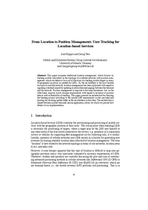 25384495 Location based services - From Location to Position Management ...