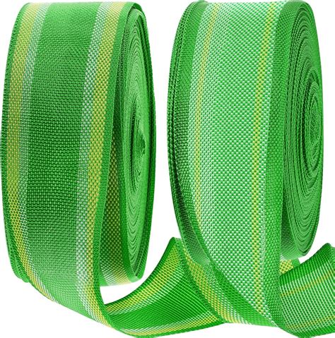 Hestya 2 Rolls 2 1/4 Inch x 100 Feet Lawn Chair Webbing Folding ...