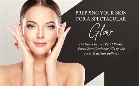Swiss Beauty Pearl Primer, Prime Light, Face Makeup, Pearl-Pores, 30ml ...