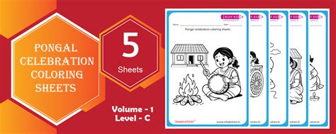 Pongal Celebration Colouring Sheets – Level C (Vol 2)