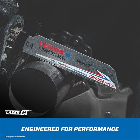 LENOX Lazer CT 12-in 8 Tpi Metal Cutting Reciprocating Saw Blade ...