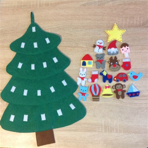 Felt Christmas Tree Pattern 的图像结果