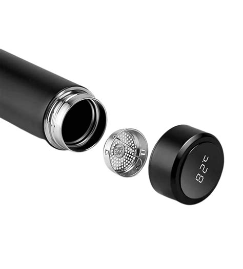 Personalized Stainless Steel Water Bottle with Smart LED Temperature ...